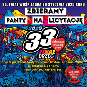 Zbieramy fanty na 33 Finał WOŚP2